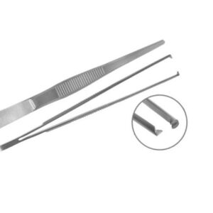 Chirurgische Metallpinzette 18cm